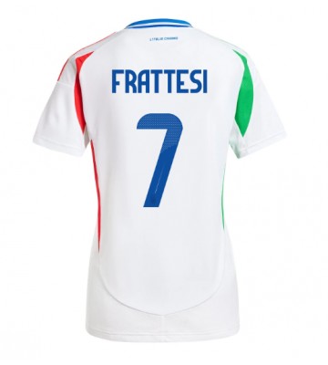 Italien Davide Frattesi #7 Bortatröja Kvinnor EM 2024 Kortärmad
